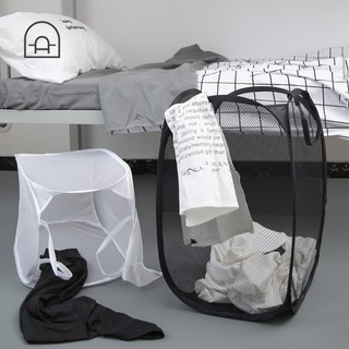 Cesto Organizador Grande Para Roupas e Brinquedos Dobrável Furadinho Multiuso Roupa Suja …