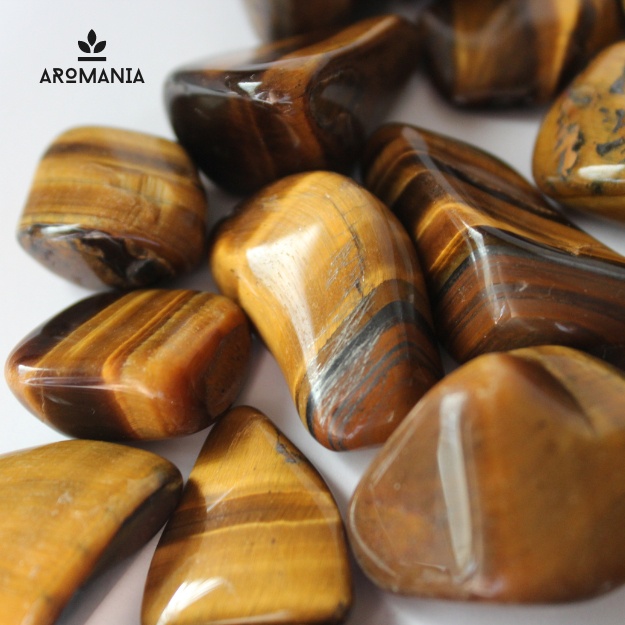 Olho de Tigre Cristal Rolado Pedra Natural - A Pedra da Auto Estima