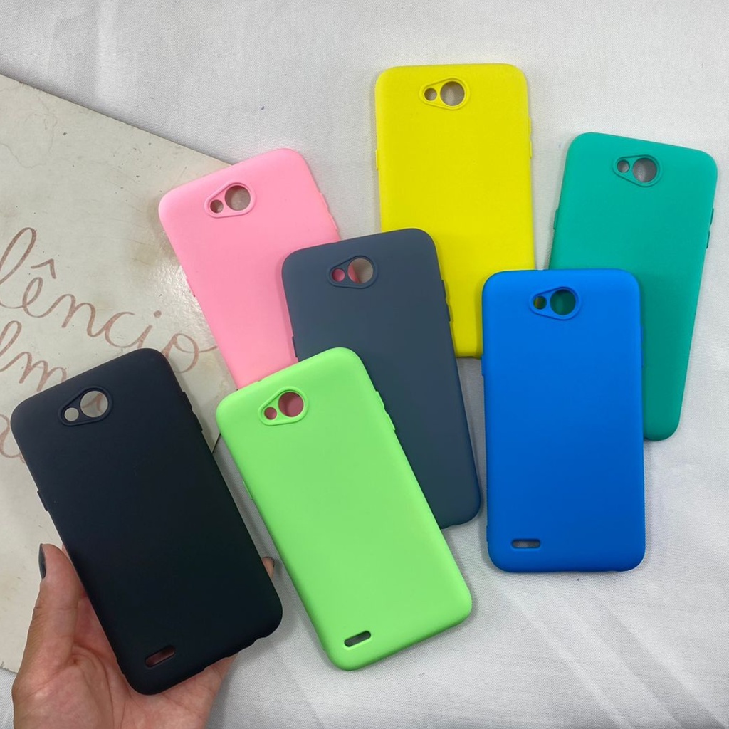 Capa LG K10 POWER Silicone Aveludada Proteção Câmera Cores Capinha Custo Beneficio