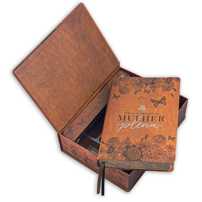 Bíblia De Estudo Da Mulher Plena | NVI | Capa Luxo Céu de Primavera
