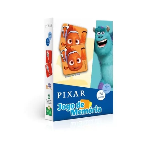 Jogo da Memória Pixar - Toyster 8055 - Hobbies & Collections