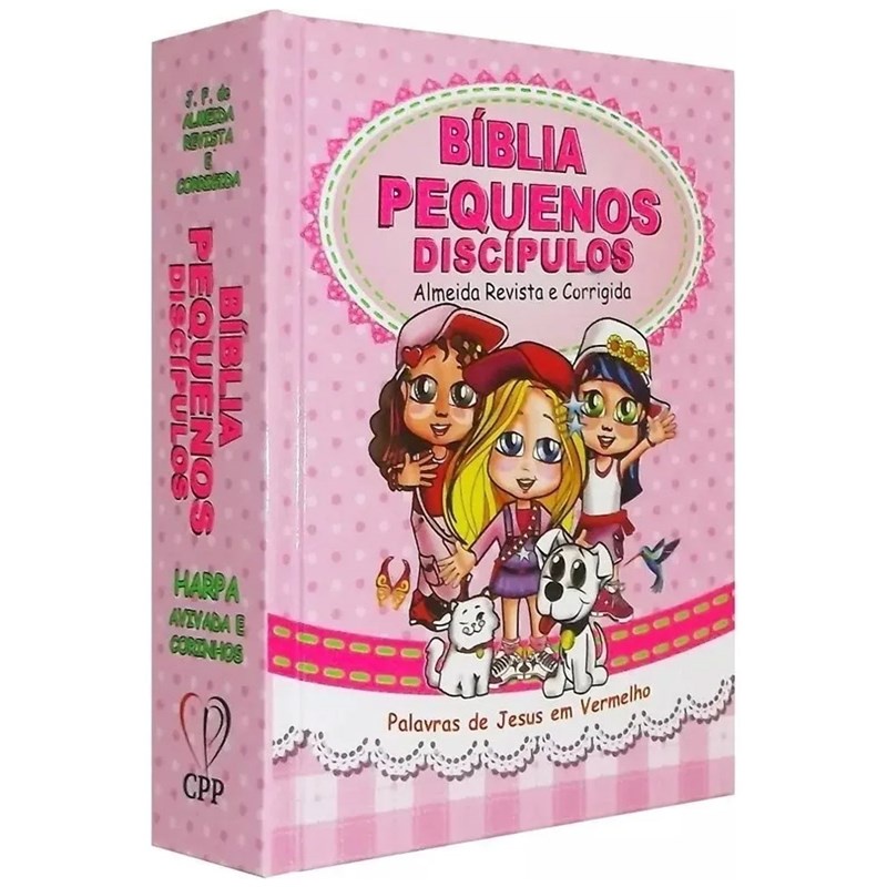 Bíblia Pequenos Discípulos | ARC | Letra grande | Capa Dura Feminina - Books & Magazines