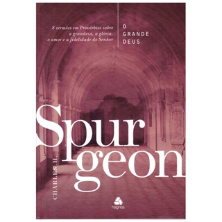 O Grande Deus | Charles H. Spurgeon em Oferta na Shopee