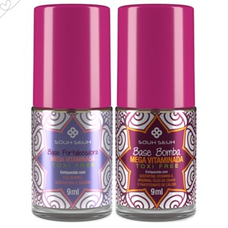 Kit Base Bomba + Base Fortalecedora TOXI FREE Souh Seuh