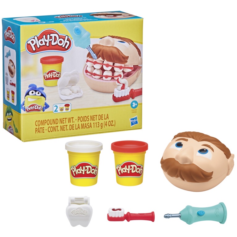 Massinha Play Doh Mini Brincando De Dentista - Hasbro E4919