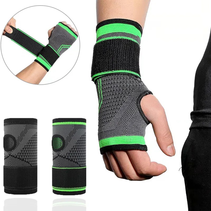 Munhequeira esportiva ortopédica de compressão ajustável em Oferta na Shopee