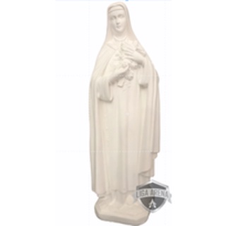 Imagem de Santa Terezinha de 39 cm em Gesso Cru em Oferta na Shopee