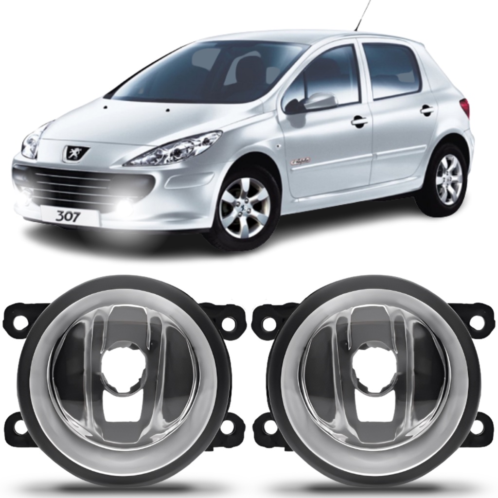 Par Farol Milha 307 2007 2008 2009 2010 2011 2012 2013 2014 em Oferta na Shopee