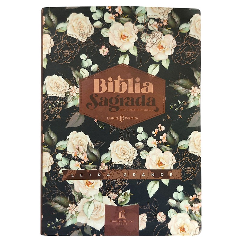 Bíblia Sagrada | NVI | Leitura Perfeita | Letra Grande | Espaço para Anotações | Rosas em Oferta na Shopee
