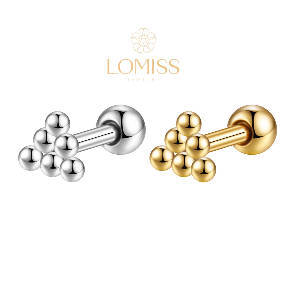 Piercing Helix, Flat, Conch, Tragus, Lóbulo Minibarbell AÇo CirÚrgico Pvd em Oferta na Shopee