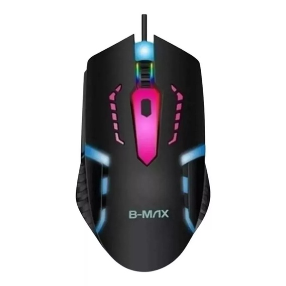 Mouse Gamer Usb Led Para Jogos Rgb 3200 Dpi - Bm612 Óptico