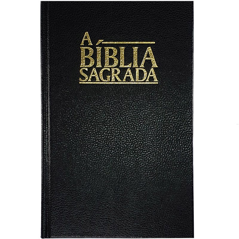 Bíblia Sagrada | ACF | Letra Grande | Capa Dura Preta em Oferta na Shopee