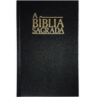 Bíblia Sagrada | ACF | Letra Grande | Capa Dura Preta em Oferta na Shopee