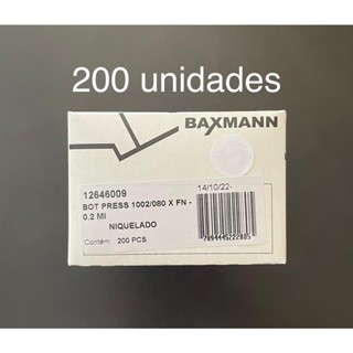 Botão De Pressão Baxmann N.80