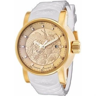 Relógio Yakuza Pesado Masculino Caixa Resistente a Agua Pulseira Borracha