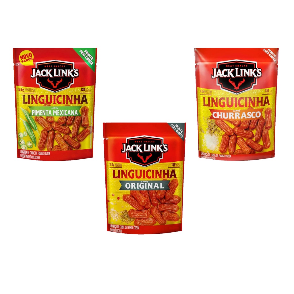 Linguicinha Defumada Original Churrasco Pimenta 30g C/10un - Jack Link's em Oferta na Shopee