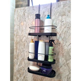 Porta Shampoo Com Porta Saboneteira Xampu Para Box Banheiro