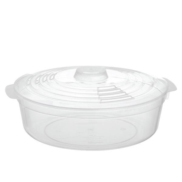 Panela de Arroz Para Microondas 2.500ml Ideal para Cozinhar Arroz Prático e Rápido
