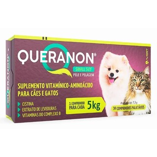 Queranon Small Size 30 Comprimidos Suplemento para Cães e Gatos até 5kg Avert em Oferta na Shopee