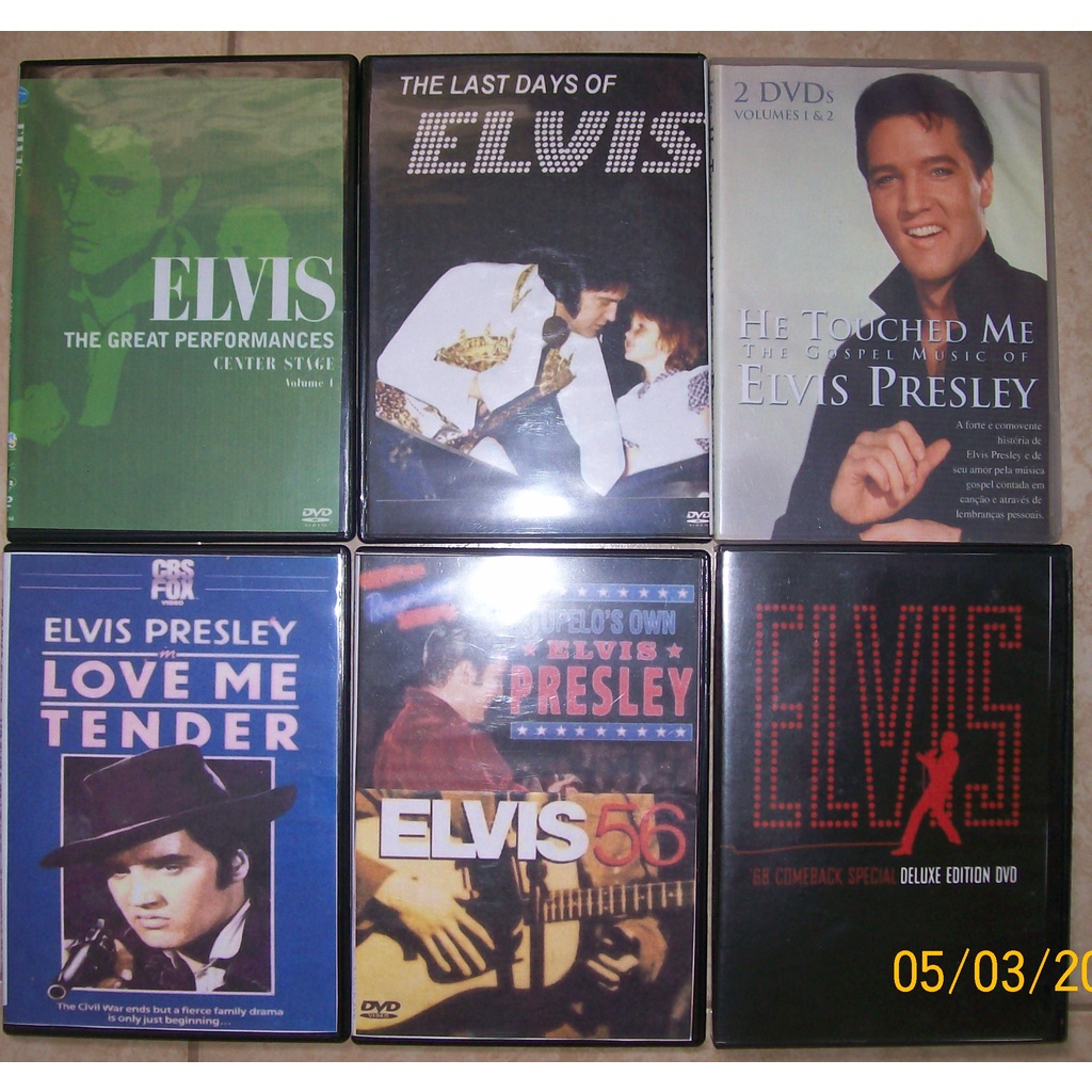 lote lote 10 dvd elvis presley