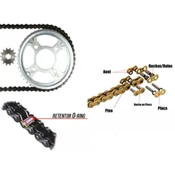 Kit Transmissão Relação Fan 150 Cg Titan 150 04/15 Com Retentor 882583