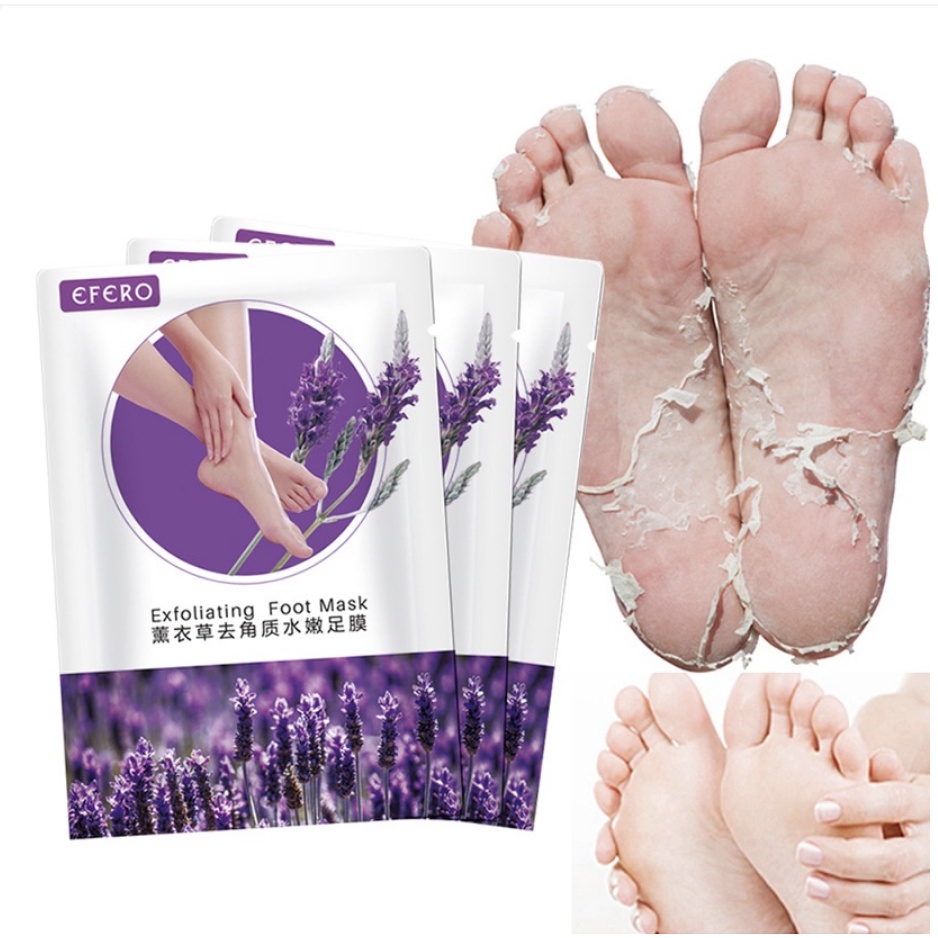 Máscara de Pés Meias Esfoliantes Remover Pele Morta - PAR