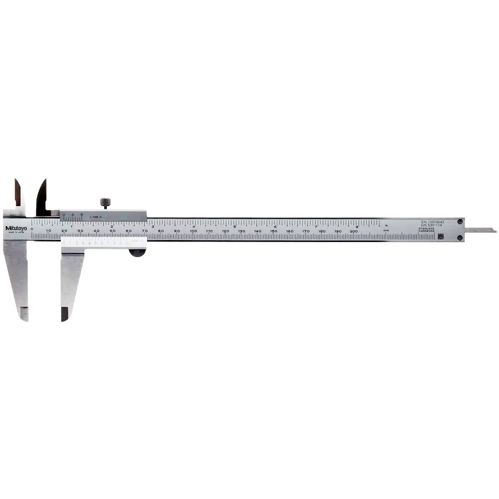 Paquímetro Analógico 200mm Mitutoyo Universal 0,05mm com Bico de Metal Duro - Home & Living