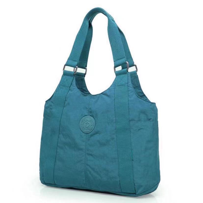 Bolsa feminina de ombro transversal estilo saco para escola academia passeio trabalho — imagem 2 de 2