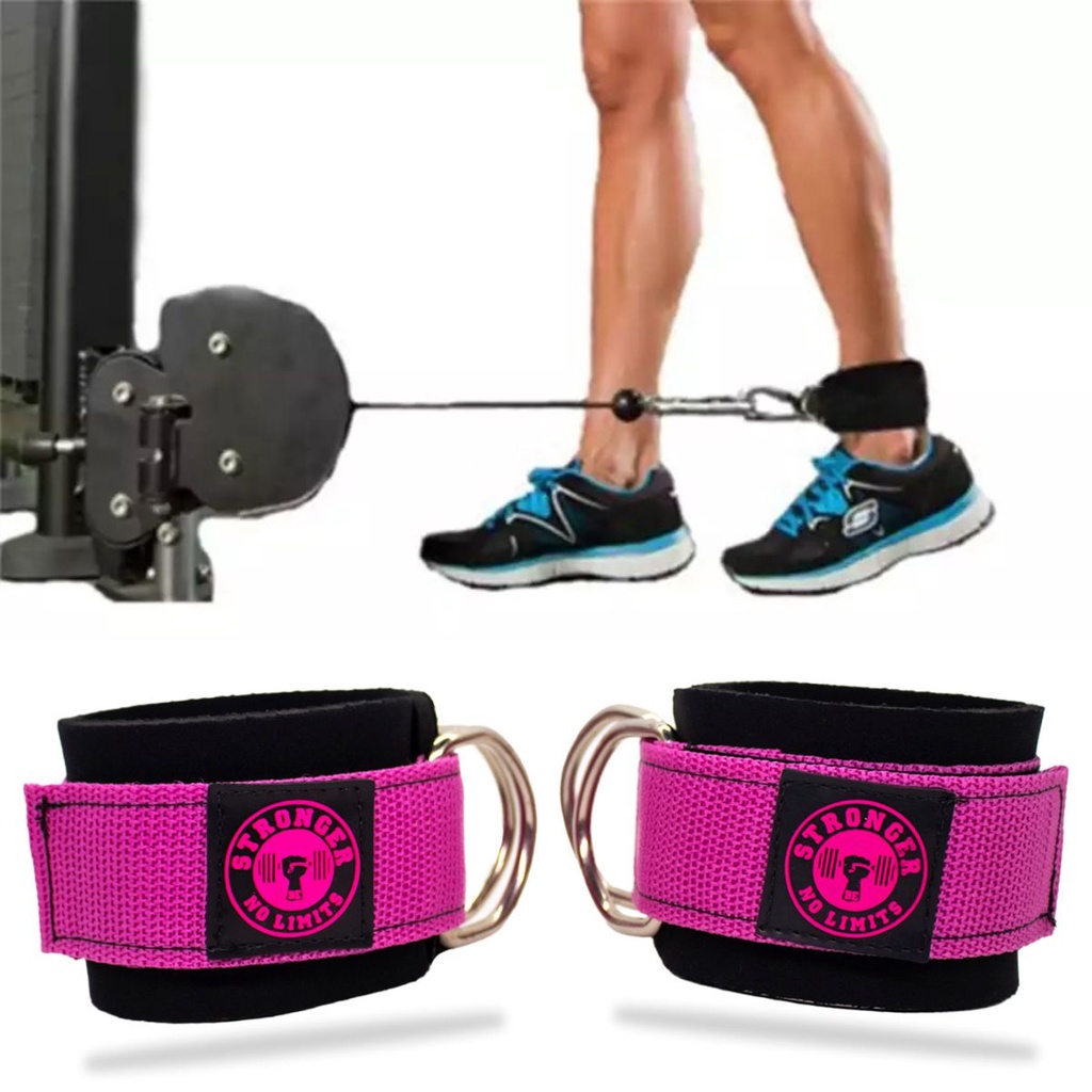 Puxador glúteo Academia Cross Over para Glúteo Simples Rosa Be Stronger Profissional