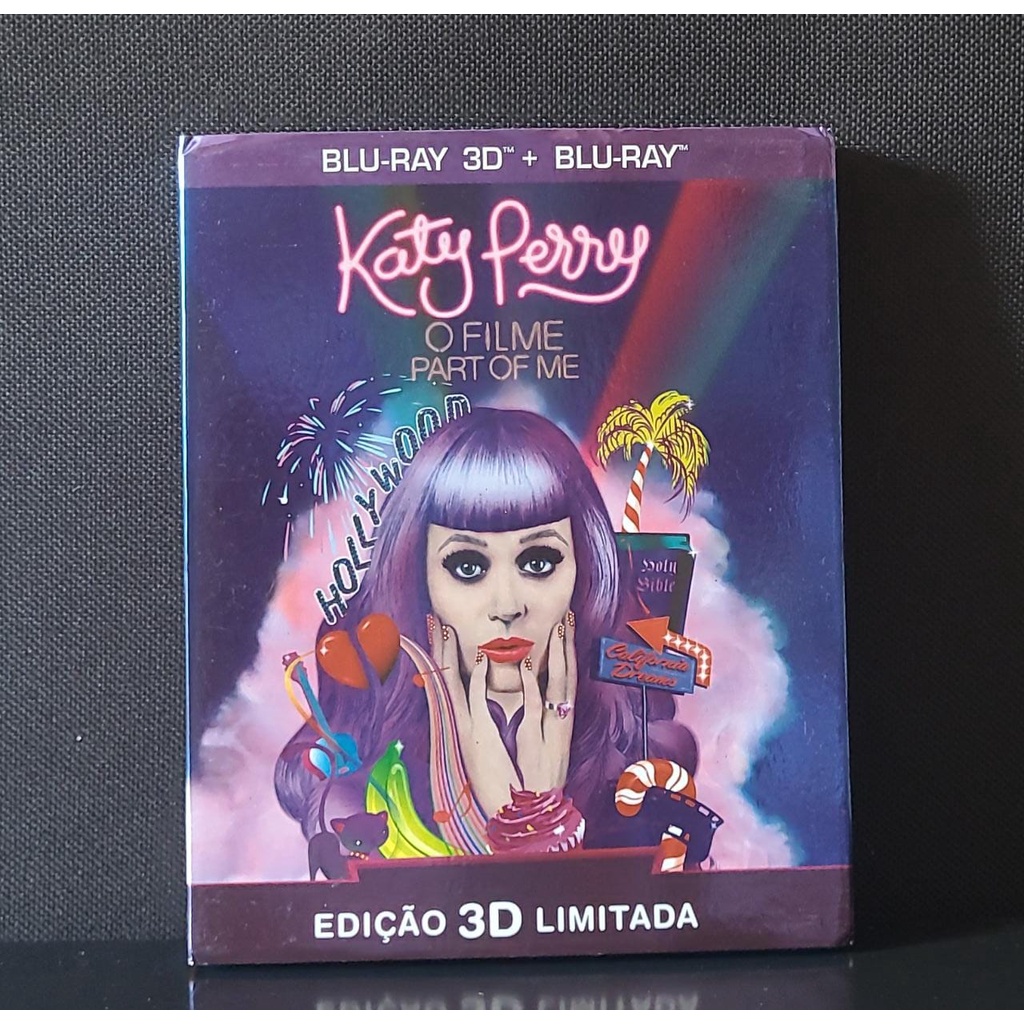 Blu-ray + Blu-ray 3D Katy Perry O Filme - Part of Me 3D [ Edição Limitada ] Seminovo