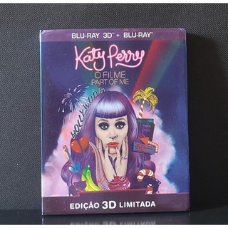 Blu-ray + Blu-ray 3D Katy Perry O Filme - Part of Me 3D [ Edição Limitada ] Seminovo