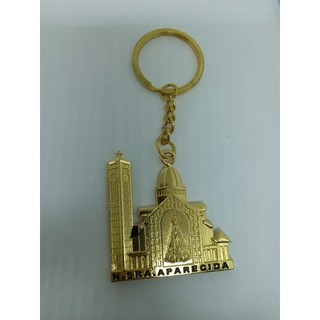Chaveiro Basílica Dourado Católico Religioso