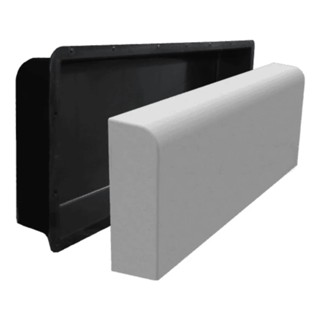 Forma Meio Fio Guia De Rua Tijolo Bloquete 80x30x10cm Fp094 - Brasfort