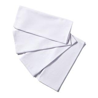 Pano De Prato Atacado Branco Bainha Grande Kit Com 10 Peças em Oferta na Shopee