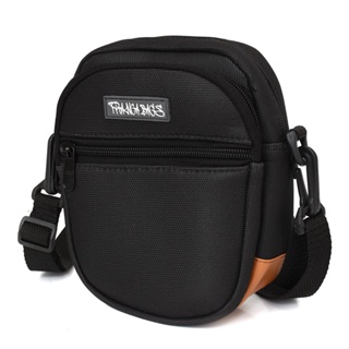 bolsa shoulder bag tramsversal pochete lateral 3 ziper combate em Oferta na Shopee