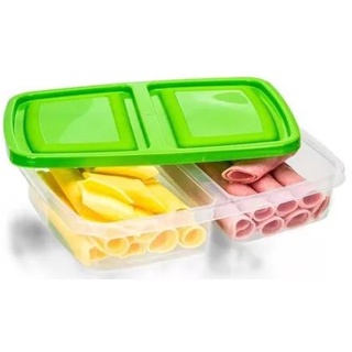 Porta Frios Com 2 Divisórias Pote Multiuso Presunto 1250 Ml em Oferta na Shopee