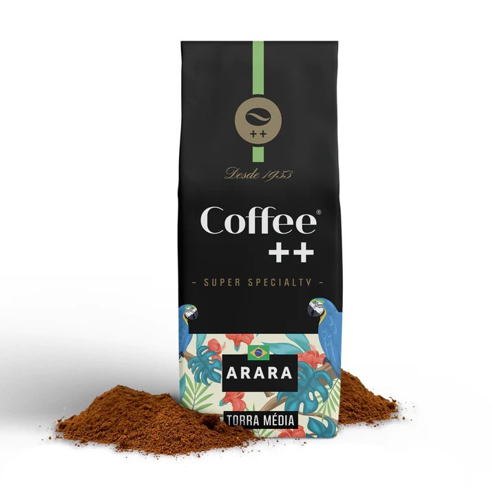 Café Especial Torrado e Moído ARARA Coffee Mais - 100% Arábica - Torra Média - 250g - Food & Beverages