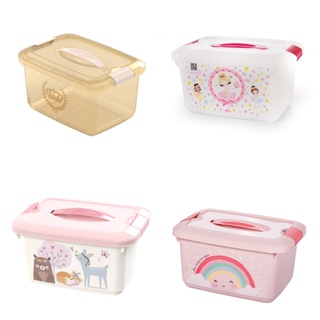 Caixa Organizadora Infantil Com Alça Decorada 5,2 L Menina - Plasútil em Oferta na Shopee