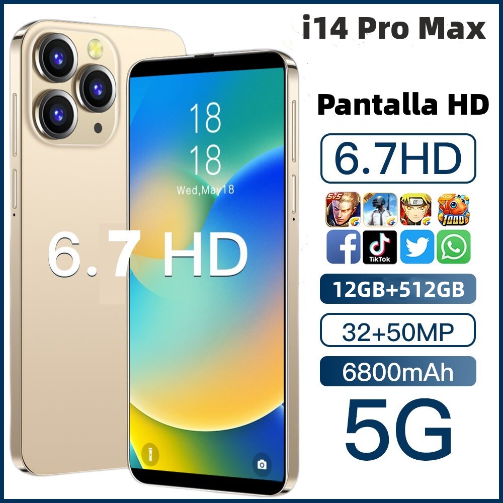 Telefone Inteligente Android Jogo De Celular s22 Pro Max 6,8 Polegadas Barato 5g global Par murah smartphone 5g Para Jogos