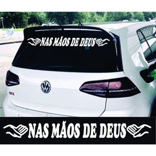 Adesivo De Para-brisa Cristão Nas Mãos De Deus Carro Tuning em Oferta na Shopee