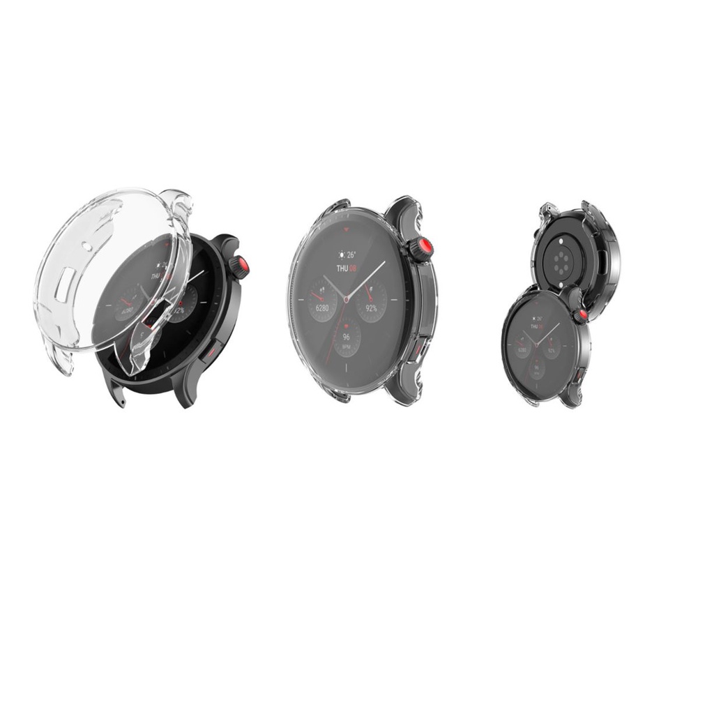 Capa Case Bumper Proteção Tela 360 Para Amazfit Gtr 4