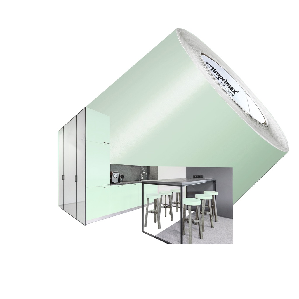 Vinil Adesivo Tons de Verde A Prova D'água Para Envelopamento de Geladeira Móveis - 2M, 1M e 50cent