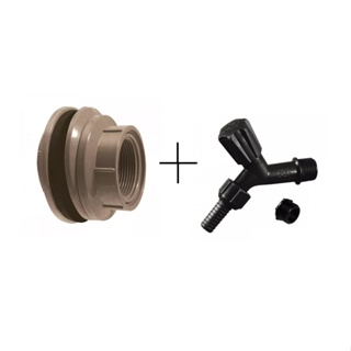 TORNEIRA DE JARDIM + FLANGE ADAPTADOR DE CAIXA D AGUA 20 MM 1/2 em Oferta na Shopee