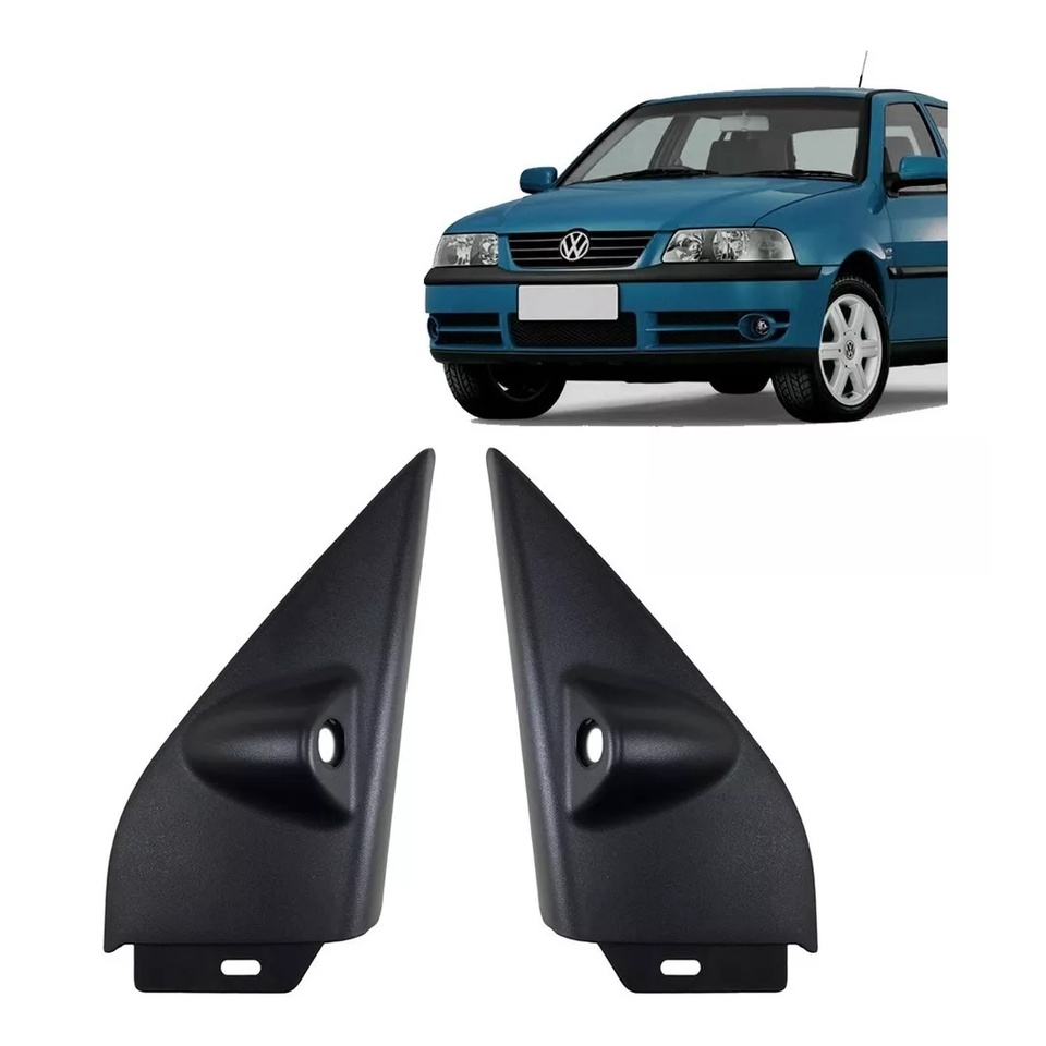 Par Acabamento Interno Retrovisor Gol G2 G3 G4 4 Portas C/ Controle