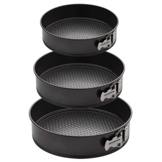 Kit 3 Formas Para Bolo Torta C/ Fundo Removível Antiaderente em Oferta na Shopee