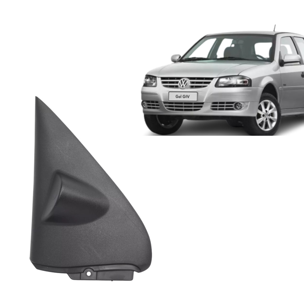 Acabamento Interno Retrovisor Gol G2 G3 G4 4 Portas Fixo Lado Esquerdo