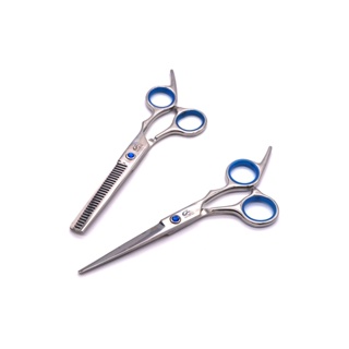 Tesoura Umi Profissional Cromado Para Corte de Cabelo Barbeiro em Oferta na Shopee