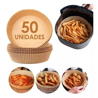 Forro De Papel Airfryer Antiaderente 50 Und. Descartáveis em Oferta na Shopee