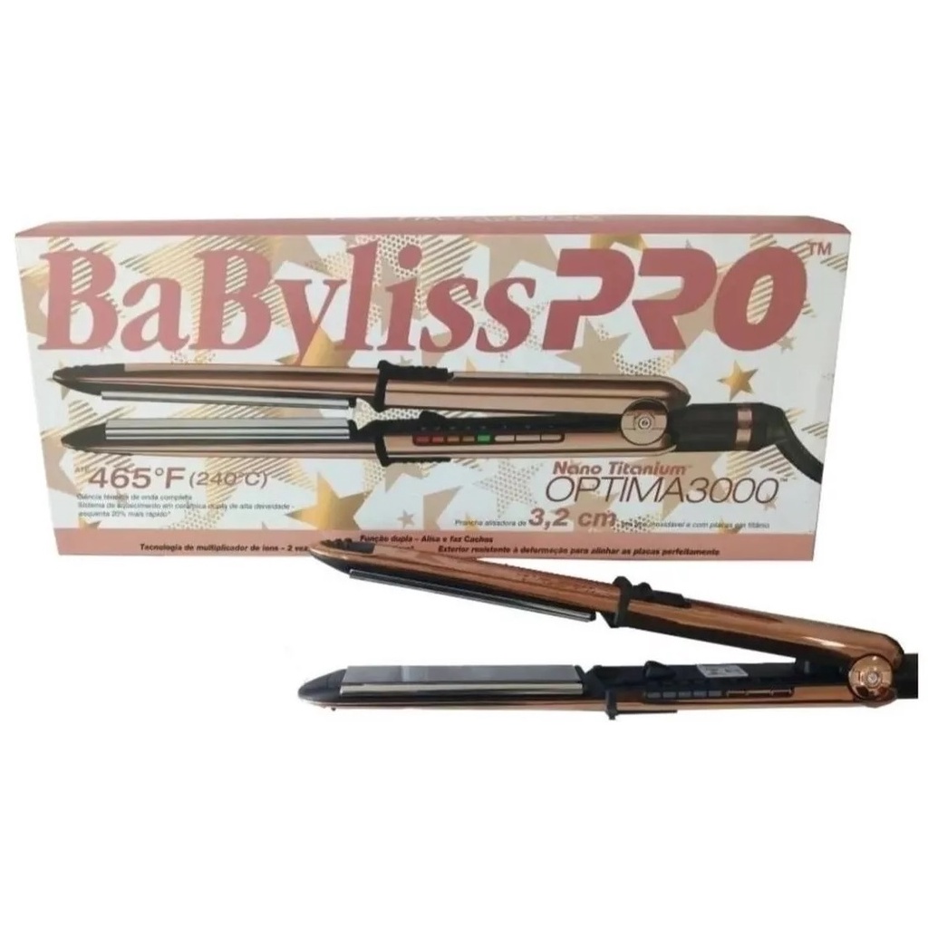 CHAPA NANO TITANIUM M30 OPTIMA 127V babyliss original