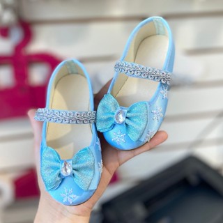 Sapatilha Infantil Tema Temática Frozen Azul Bebê Elsa Ana Meninas Aniversário Festa